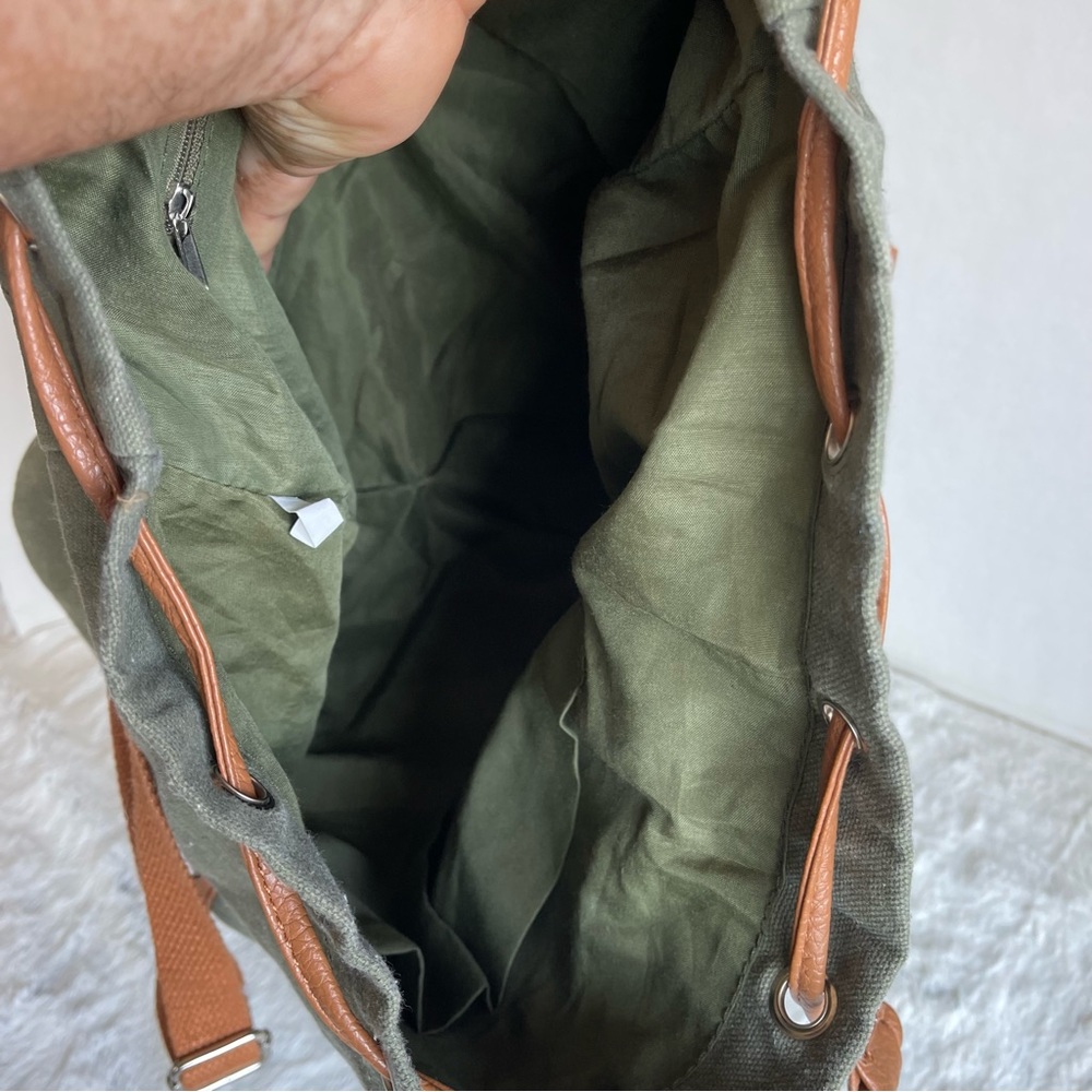 CANVAS MILITARY RUCKSACK Small Back Pack - Picture 9 of 14